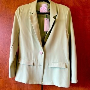 Brand new blazer.  It’s more like a bright green.  Not quite neon.